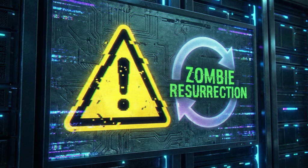 Windows Updateによって設定がリセットされる警告イメージ